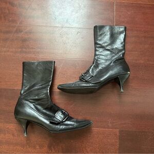 Vintage Y2K Sigerson Morrison Kitten Heel Boots